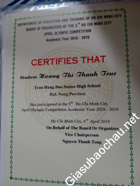 gia sư Hậu Giang