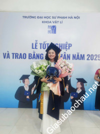 Giáo viên giỏi Đại học Sư phạm Hà Nội chuyên dạy kèm môn Vật Lý, Dạy Toán bằng Tiếng Anh, Dạy Vật Lý bằng Tiếng Anh