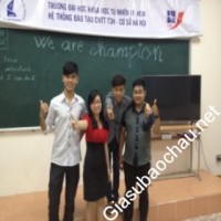 Gia sư giỏi T3H- đại học Khoa Học tự nhiên chuyên dạy kèm môn Tiếng Anh, Tiếng Việt